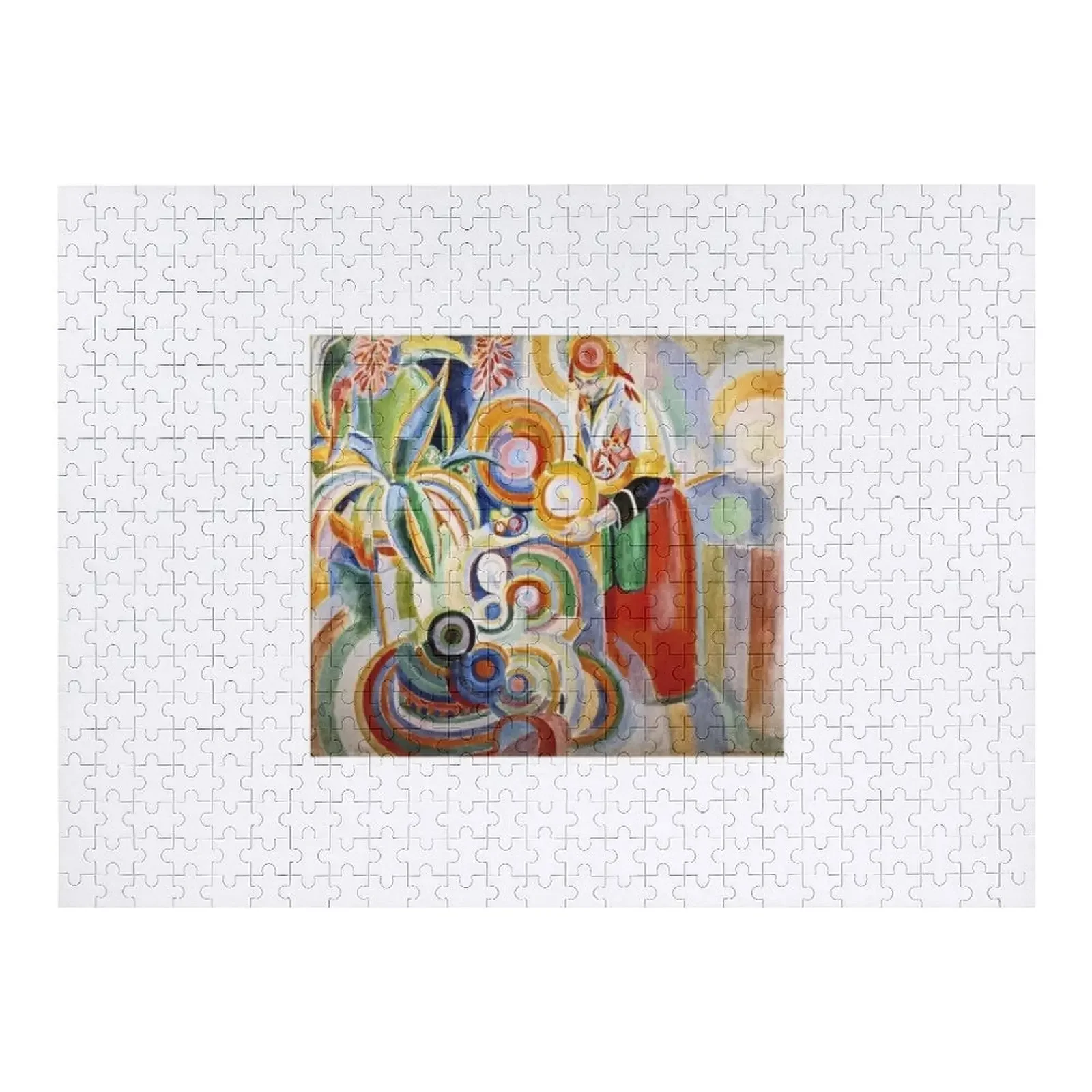 

Robert Delaunay-португальская женщина-пазл на заказ головоломка имя деревянная игрушка на заказ детская игрушка-головоломка