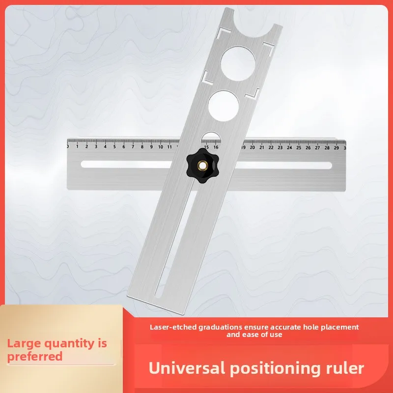 Universal Punch Positioning Ruler, Multifunctional Hole‑locator Tile, Wall Brick, Floor Slab and Glass Drilling