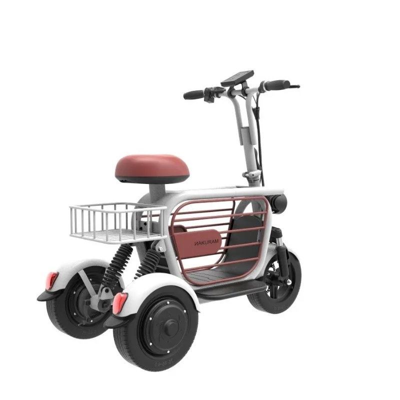 Elektrisches Dreirad, kleiner Roller, Freizeit-Batterieauto