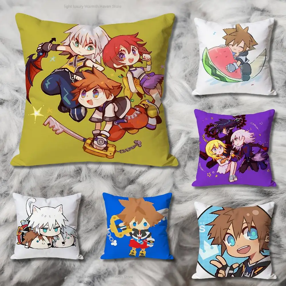 

Game K-Kingdoms-S H-Hearts Pillow Cases for Bedroom Living Room Sofa Home Decor Polyester Cushion Cover with Zipper