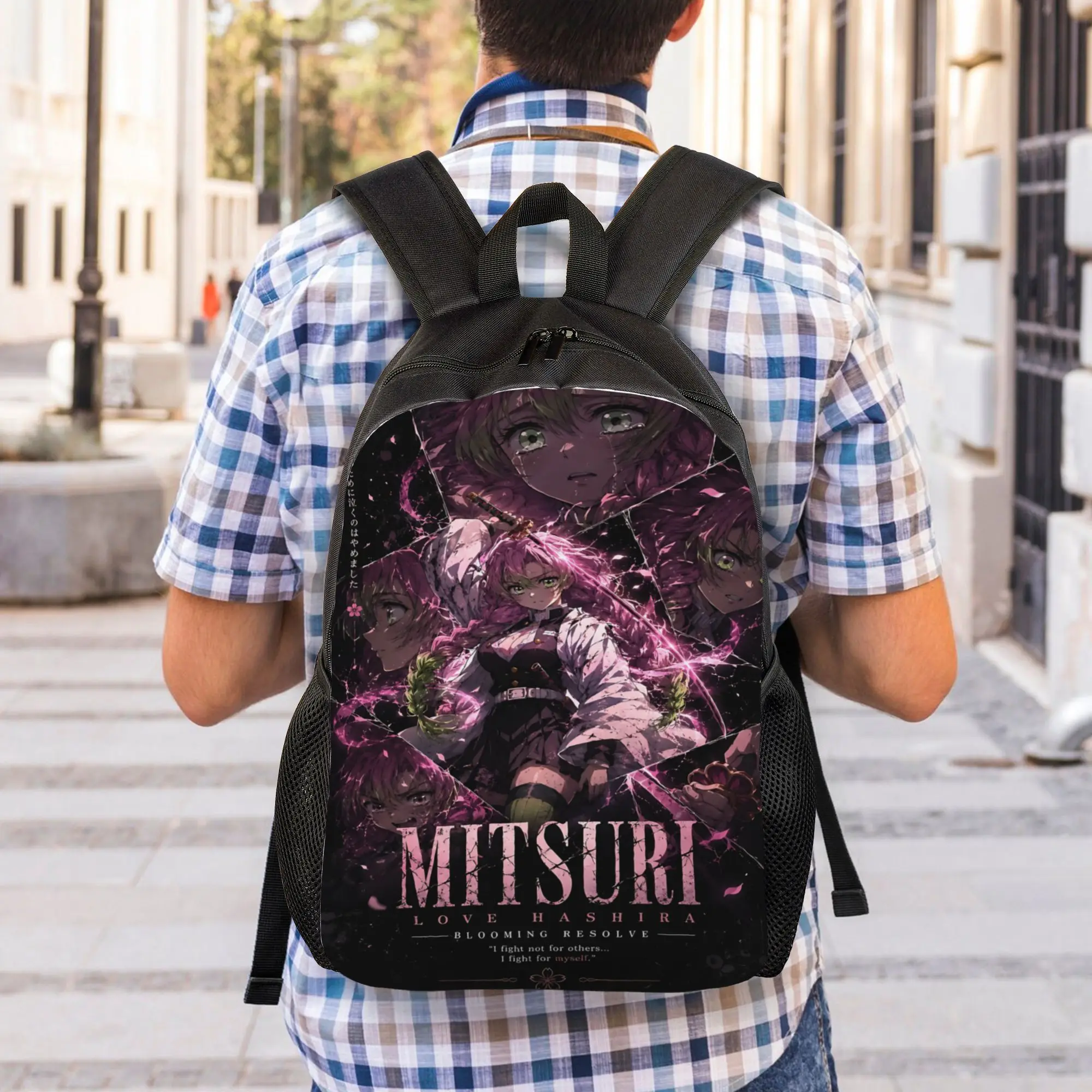 Fashion Halloween Demon Slayer Backpacks Its Bag  mochila Campus Large Capacity Rucksack