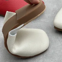 GKTINOO 2026 New Handmade Genuine Leather Women's Shoes Soft Soled Casual Round Toe Slip-on Flat Slippers - Image 6