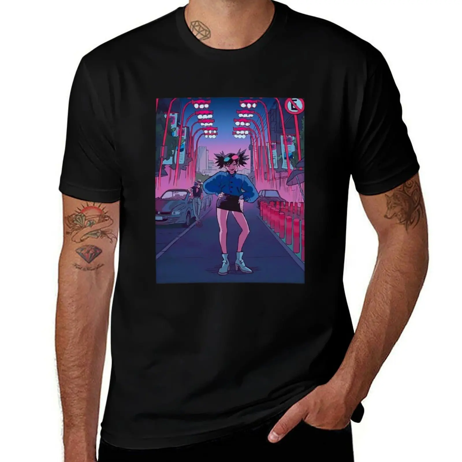 damon albarn T-Shirt Plus Size Outdoor Casual Top