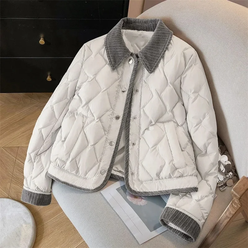 

Xiaoxiangfeng Cotton-Padded Jacket Women Parkas 2026Autumn Winter New Overwear Chic Short Cotton Coat Ladies Fashion Outwear Top