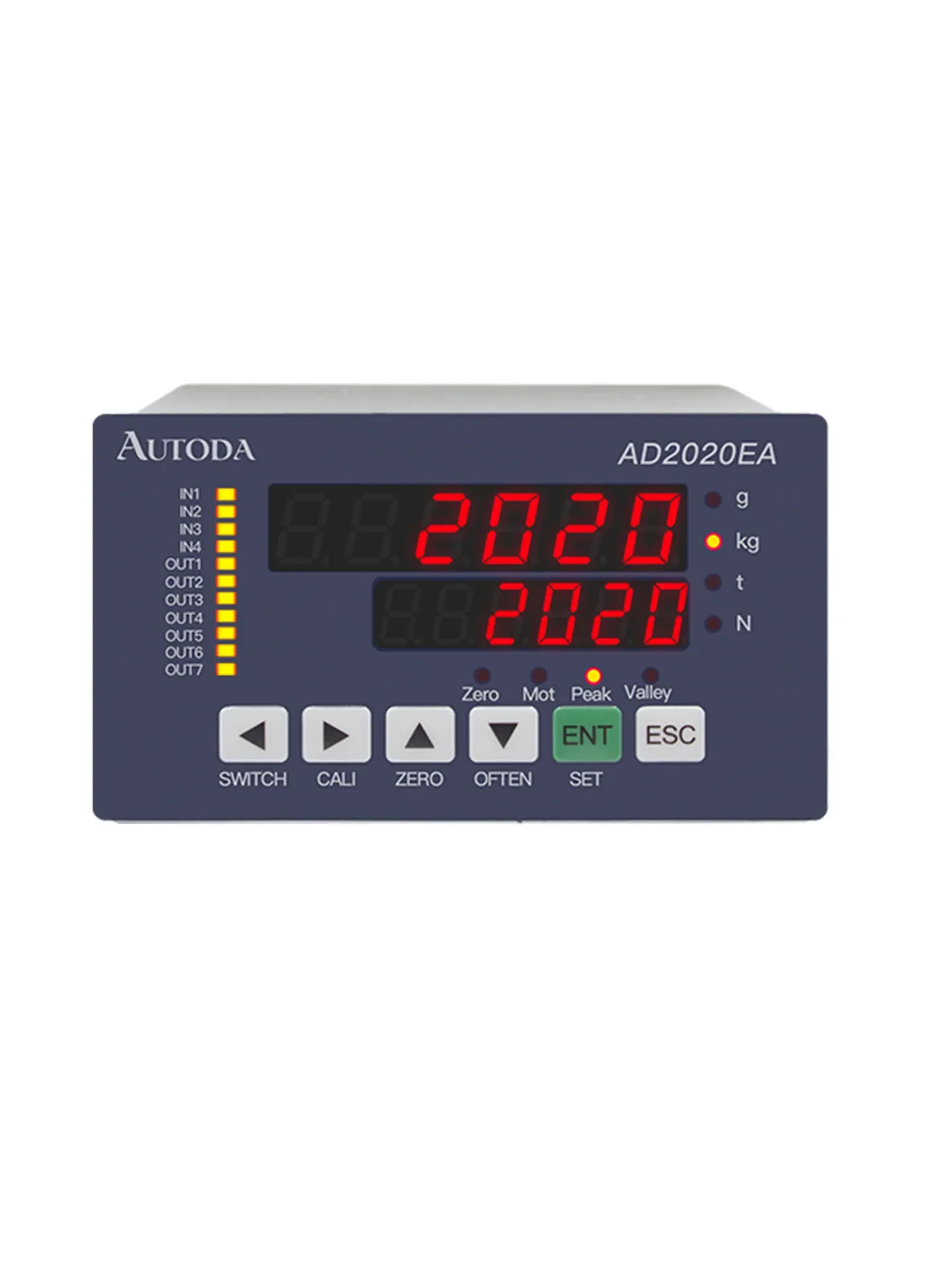 EtherCAT Process Data PDO SDO COE Protocol Force Measurement Weighing Control Instrument AD2020EA High Precision Strong