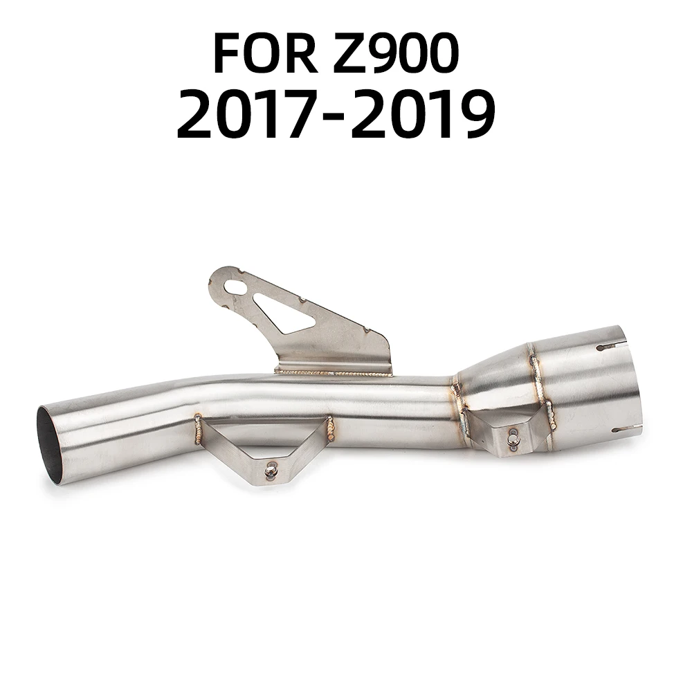 

Выхлопная труба мотоцикла для Kawasaki Z900 2017-2019, средняя часть из нержавеющей стали, модифицированная выхлопная труба среднего звена