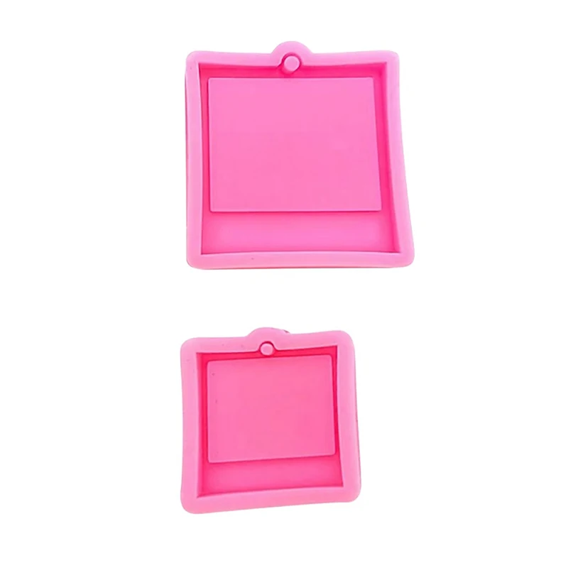 Photo Frame Epoxy Resin Keychain Mold Cat Dog Tag Pendant Silicone Mould For DIY Casting Crafts Jewelry Making Accessories