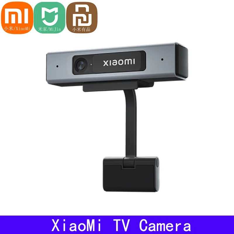 

Xiaomi Mijia TV Camera Mini USB Webcam 1080P HD Built-in Dual Microphones Privacy Cover For Work Meetings Family Chatting Cam