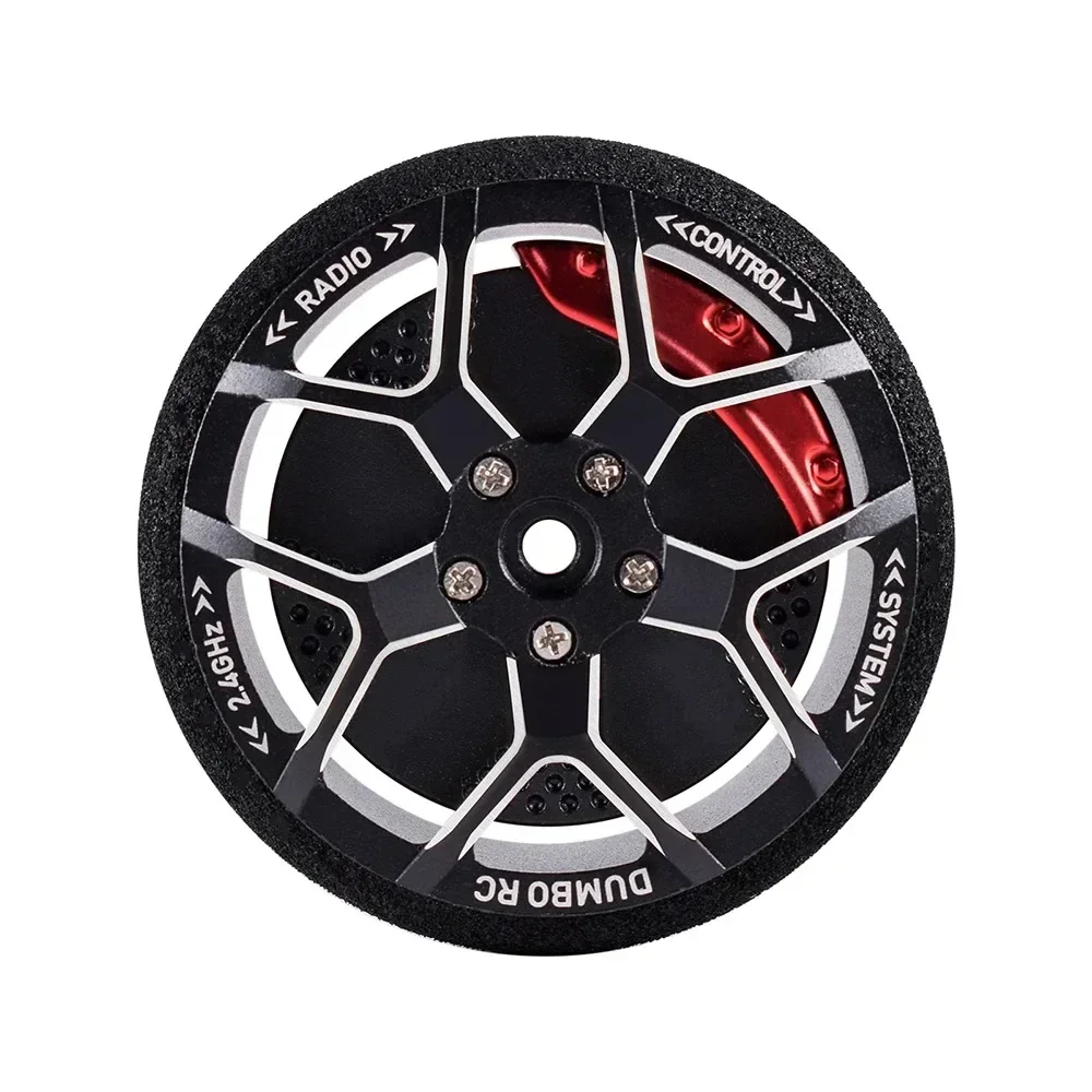 DUMBORC Metal M1 M2 M3 Handwheel Transmitter Direction Steering Wheel with Brake Pad Sponge Cover for RC Dumbo Flysky Upgrade