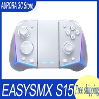 Easysmx S15 Split Game Controller Wireless Bluetooth Detachable Hall Rocker Support Nfc Rgb Game Handle Custom Mechanical Keys