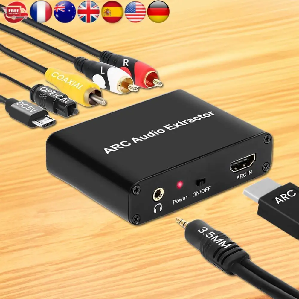 HDMI Audio Extractor Converter with ARC Support