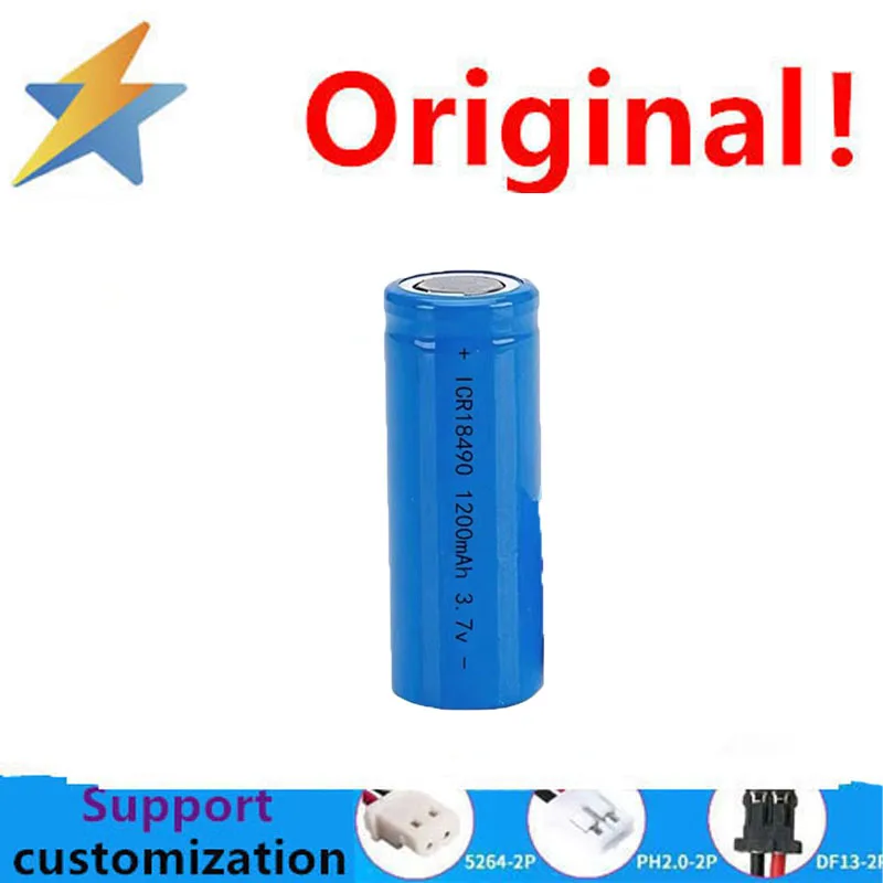 18490 lithium battery 3.7v 1400mAh millisafety new A product full capacity lithium ion rechargeable battery cell