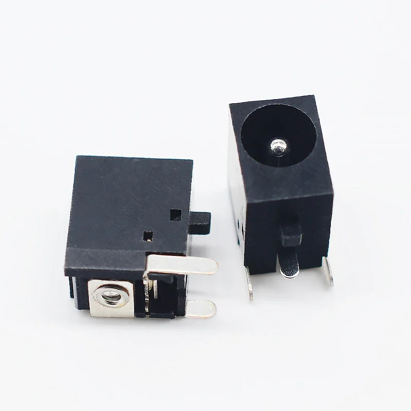 10pcs DC-036  DC Power Jack Socket 3 Pin Female 5.5*2.1mm Panel Mount Connector DC036