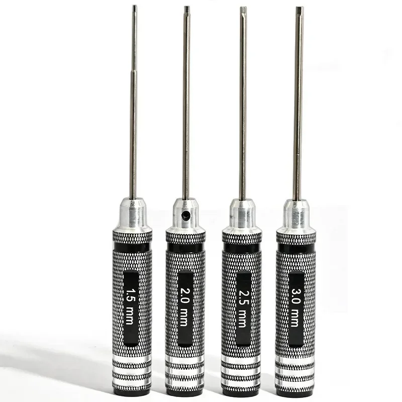 Top Quality Titanium Nitride TiNi Hex Driver Wrench Screwdriver 1 Piece 1.5mm/2mm/2.5mm/3.0mm for RC Helicopter