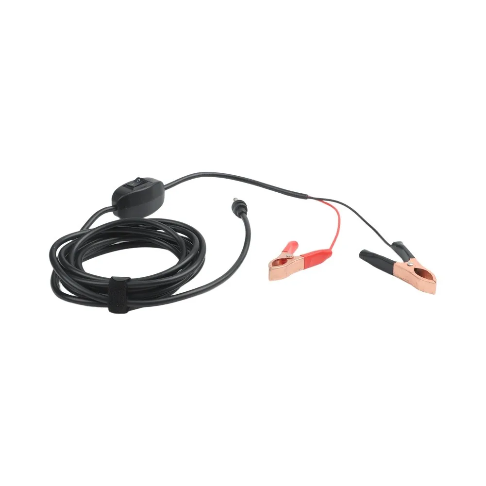 For Starlink For Mini For Alligator Clip To DC Power Cable 12V-48V Car For Battery Solar Panel Adapter With Switch 300cm Black R