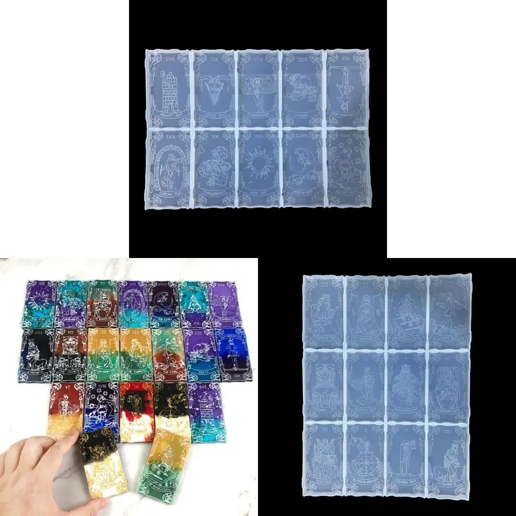 

Игровые карты, форма для эпоксидной смолы, сделай сам, поделки, гадальные карты, силиконовая форма