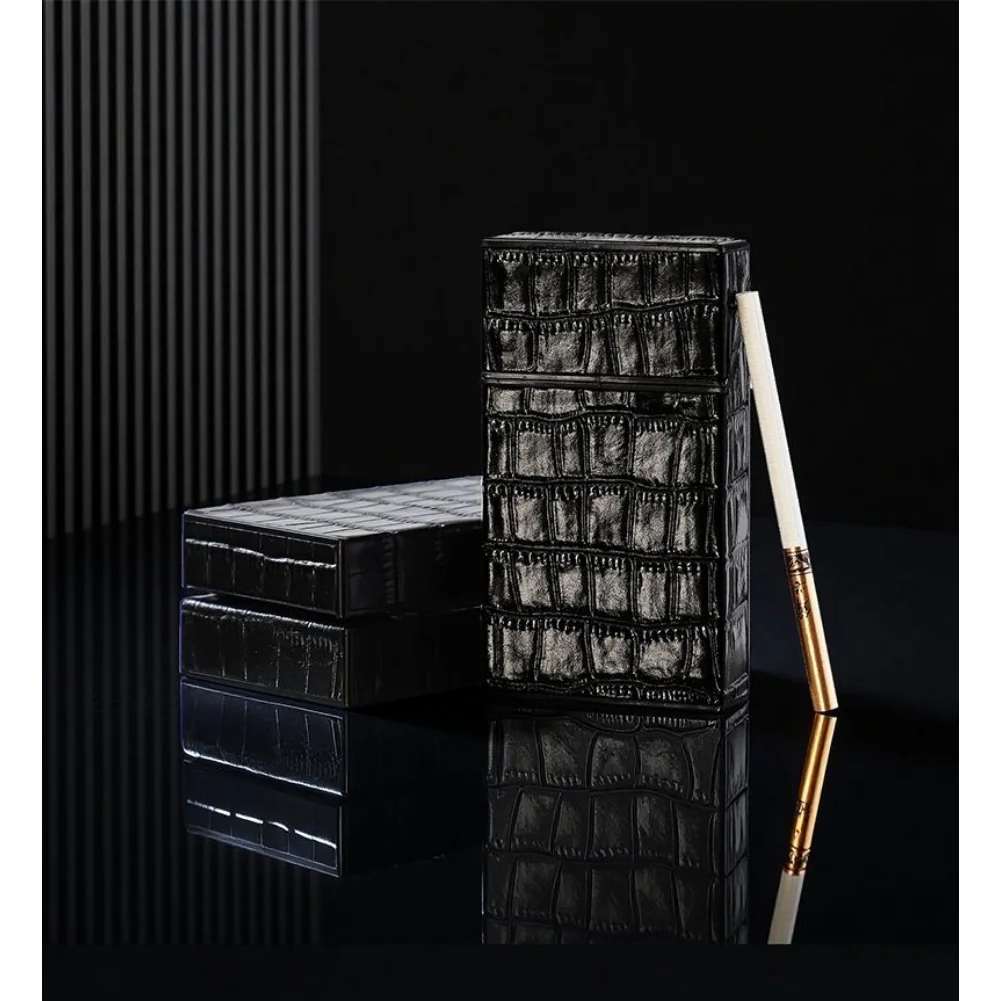 Crocodile Skin Element, Men's Cigarette Case, Cigarette Case, Birthday and Holiday Small Gift Cigarette Case, Street Style