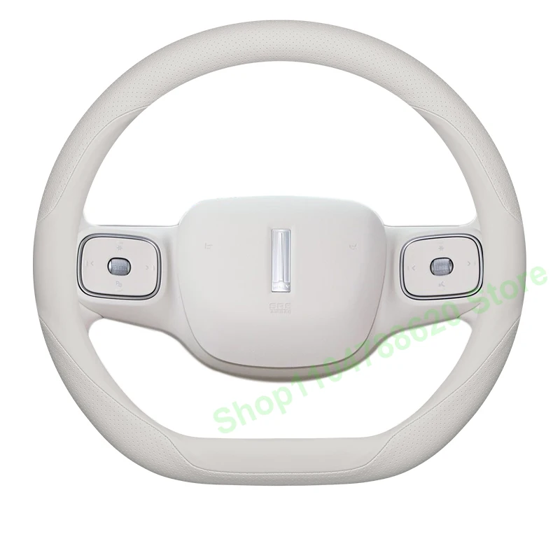 

For WEY DHT-PHEV 8/7/9 2025 Anti-slip Leather Car Steering Wheel Covers Handle Cover Universal in All Seasons