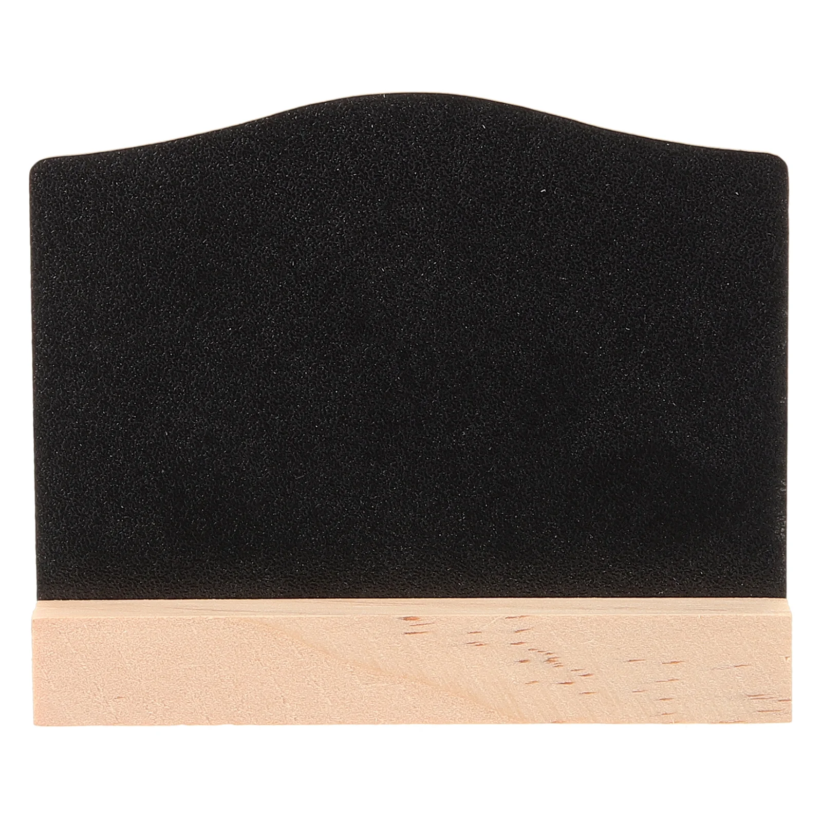 Doppelseitige Mini-Holztafel, Nachrichtentafel, dekorative gewölbte Basis für Kaffee, Bar, Küche, Schreibtafel, Tafel