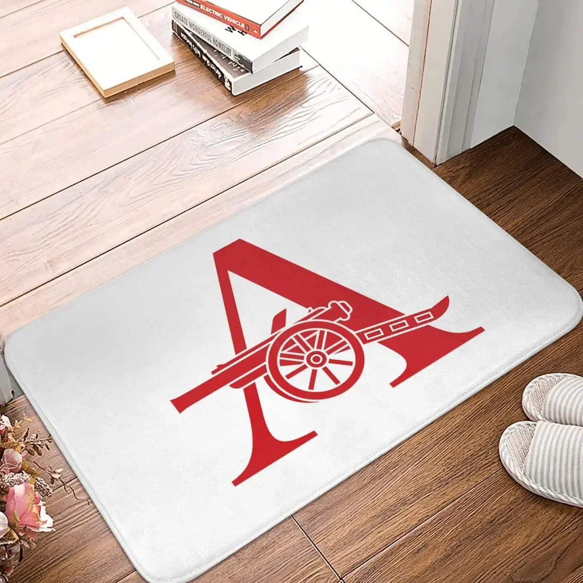 

Arsenal A And Cannon Anti-slip Doormat Floor Mat Antiwear Carpet Rug for Kitchen Entrance Home Balcony Footpad Mats