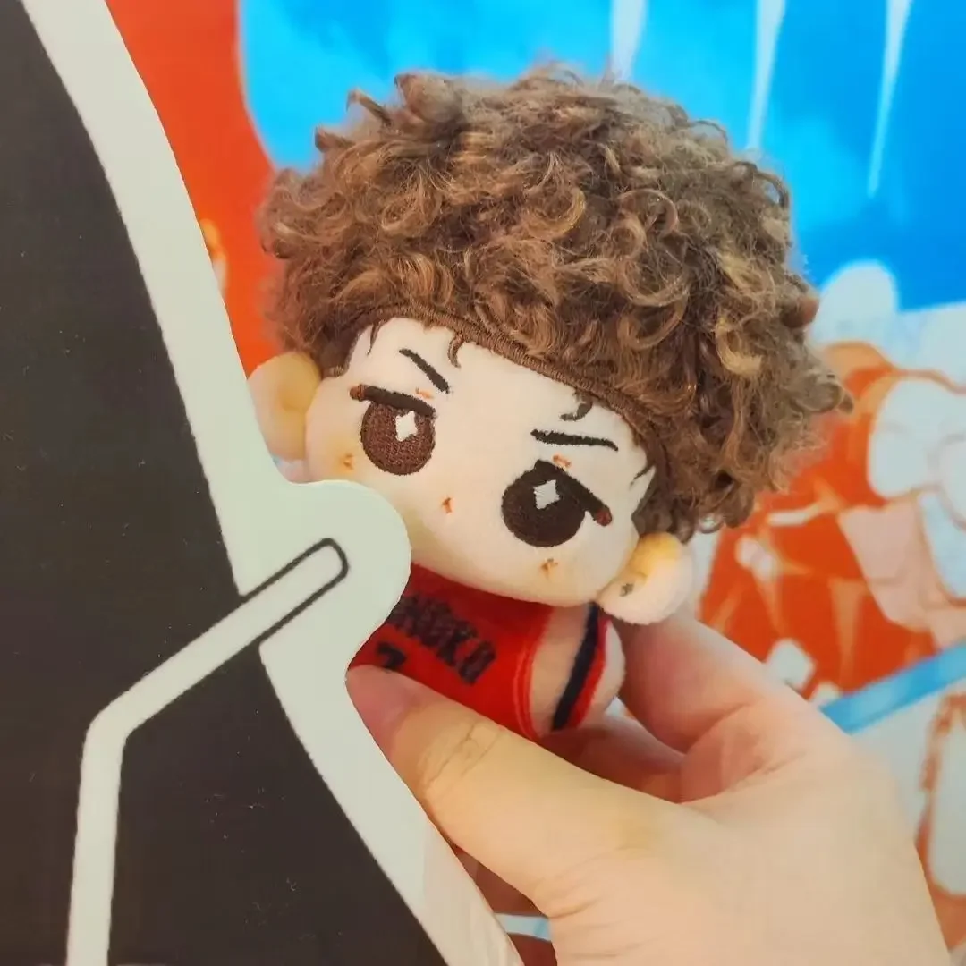 10 cm Pluszowy Brelok Gra Anime Slam Dunk Miyagi Ryota Profil Nadruk Ciało Lalka Zabawka Miękka Przebieranka Bawełniana Prezent dla Dzieci na Boże Narodzenie