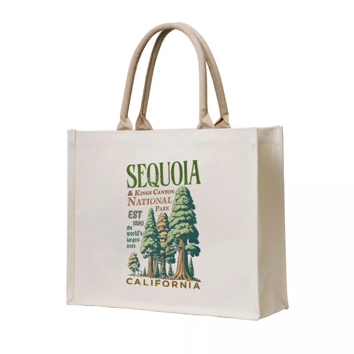 

Sequoia Kings Canyon National Parks Tote Bag Canvas bag Gift bags cute pouch bag