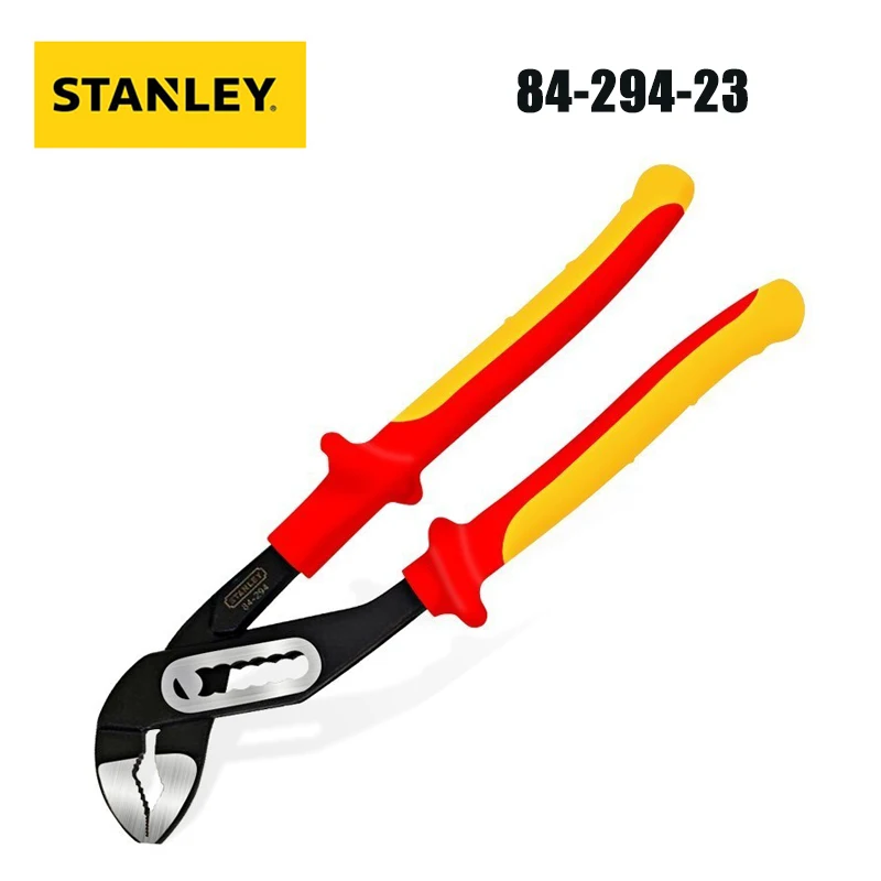 

Stanley 84-294-23 Steel Wire Oblique Nose Pointed Top Cutting Curved Nose Water Pump Pliers 10 inches