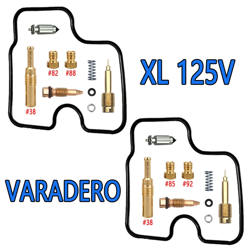 Honda 125 VARADERO XL125V Carburetor Repair Kit XL125 125cc Motorcycle Carb Float Parts