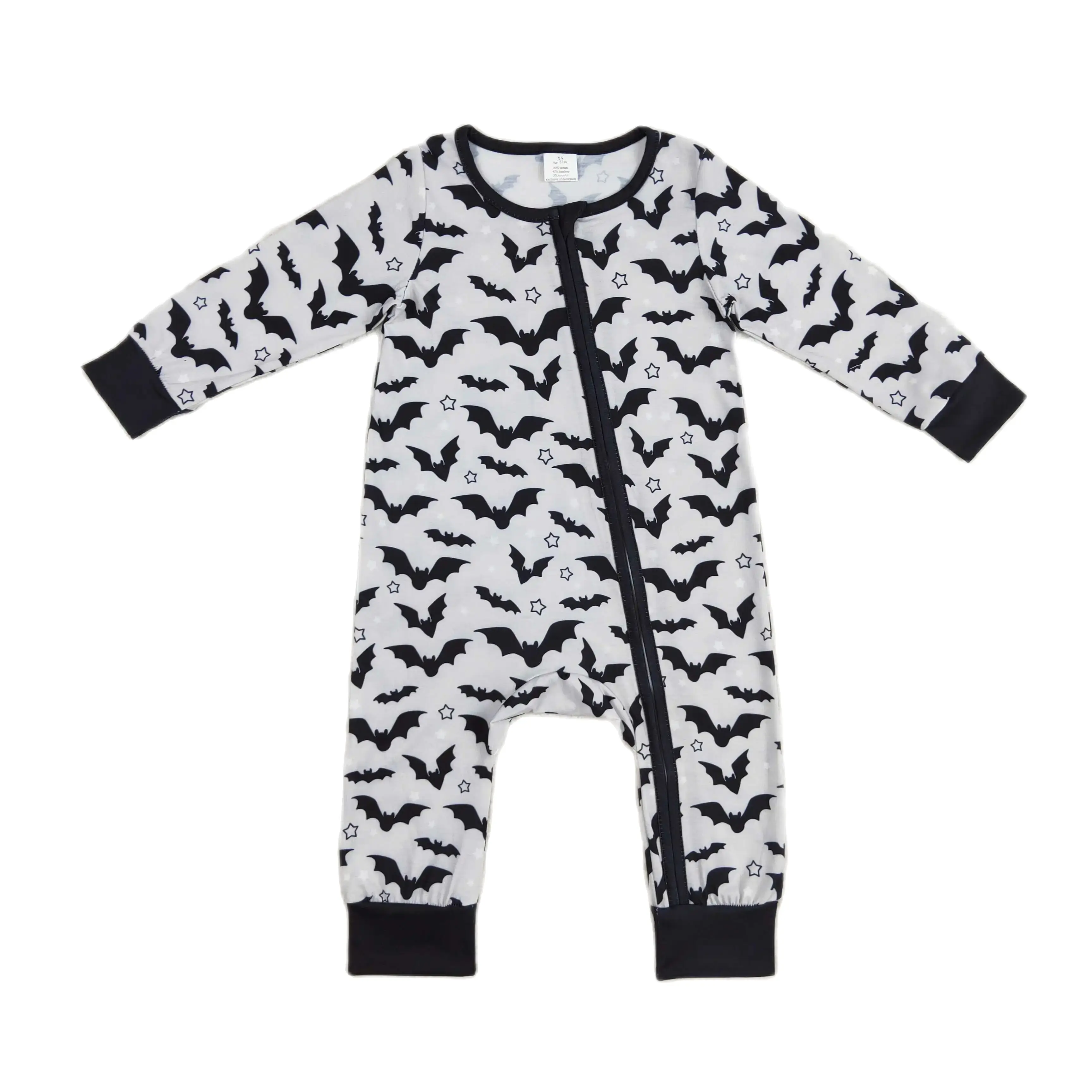 

Wholesale Baby Boy Long Sleeves Ghost Pumpkin Bats Jumpsuit Kids Toddler One-piece Children Clothes Newborn Halloween Romper