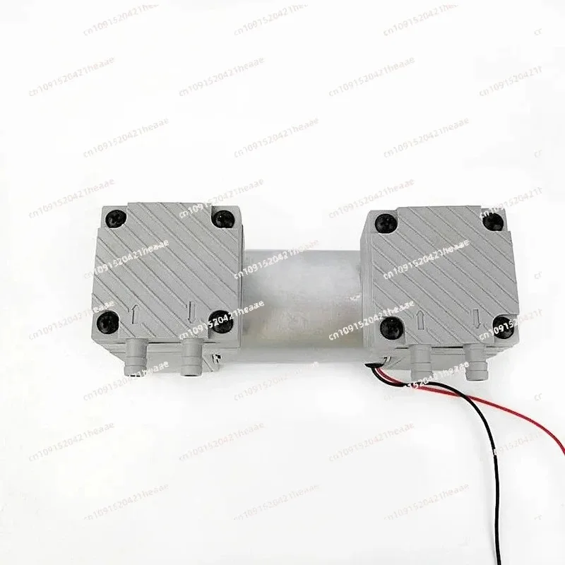 Suitable for Small silent 12V or 220V positive and negative pressure large flow diaphragm double-head vacuum air pump