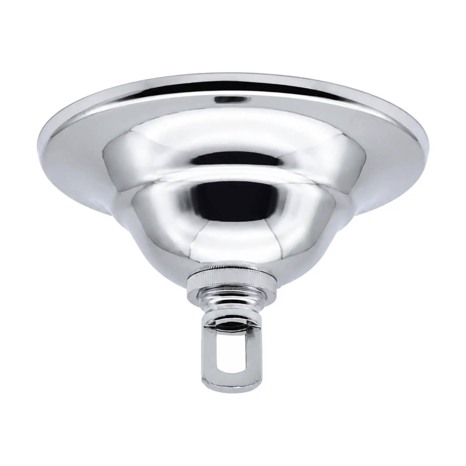 Chandelier Mounting Base DIY Domed Canopy with Hanging Loop Replacement Base with Threaded Neck Vintage Upgrade Ceiling Canopy