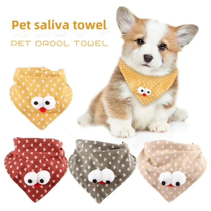 

Cute Dog Bandana Collar Scarf for Puppy Cat Small Medium Dogs Adjustable Collars Pet Handkerchief Bibs Pet Dress-up Accessories