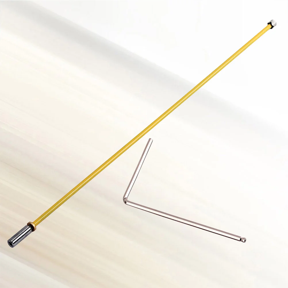 2 Way Adjustment Truss Rod 490mm Double Course Truss Rod for Guitar with Wrench (Yellow) metal Truss Rod