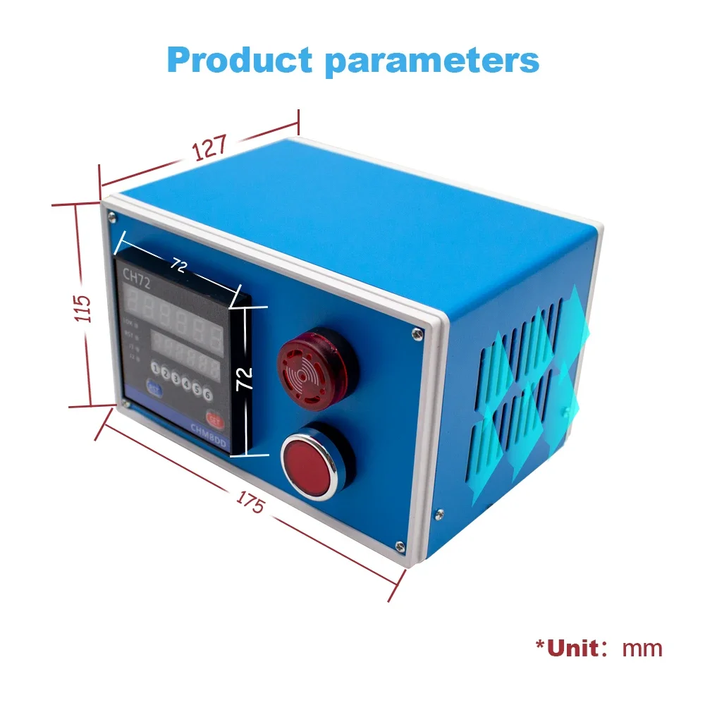 Electronic Digital Display Length Counter Meter Length Measurement Roller Length Measurement Tool with Encoder and Alarm Y