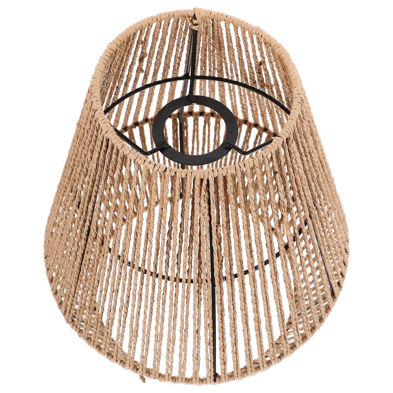 

Rattan Lamp Shade Hand-Woven Pendant Light Cover For Restaurant Home Office Ceiling Chandelier Woven Lampshade Modern