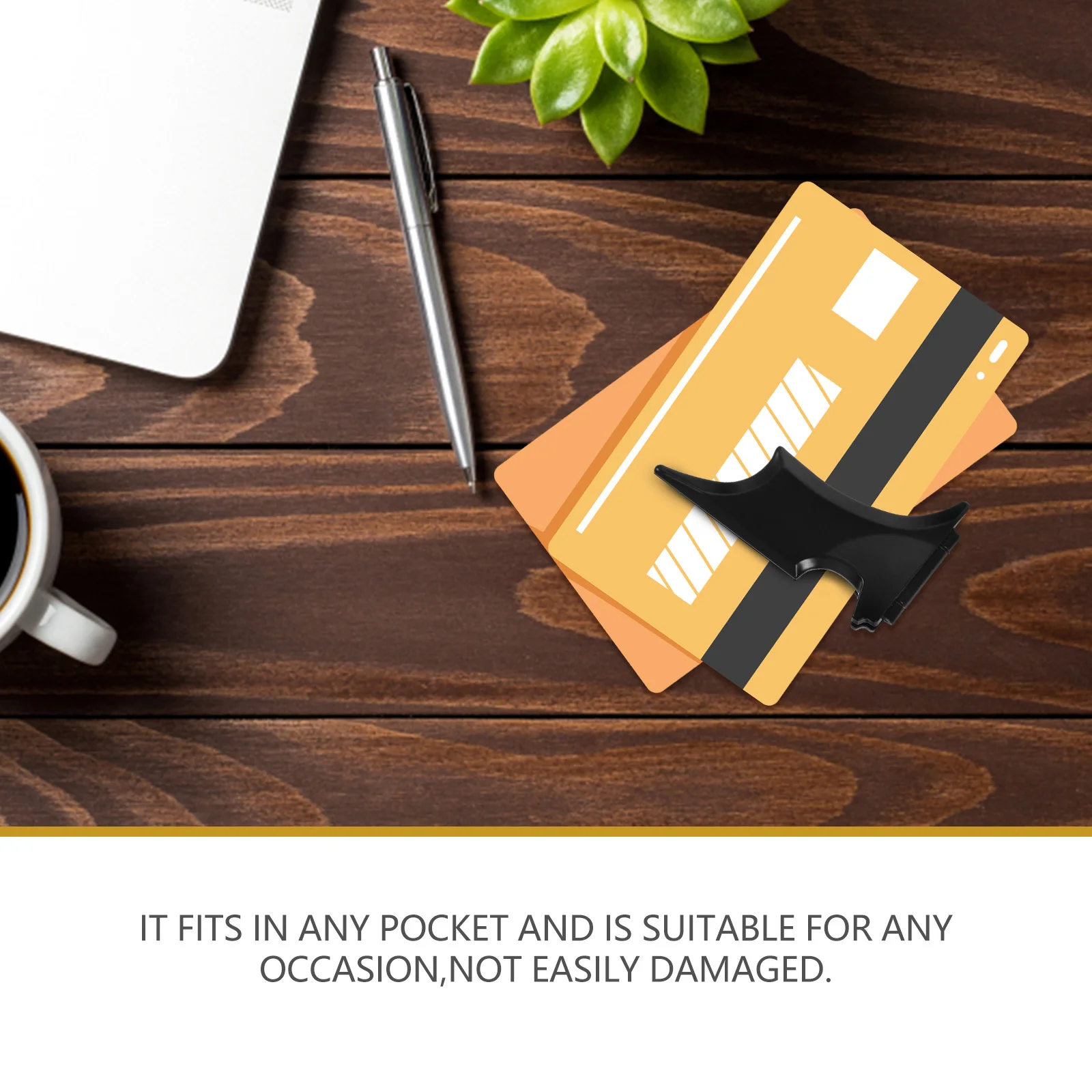 Durable Zinc Alloy Money Clip Smooth Beautiful Practical Fixing Clamp Metal Note Clamps for Checks Cards Metal Note Clamps