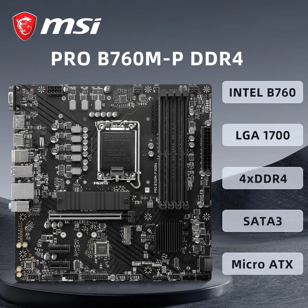 Msi Pro B760M-P DDR… - image