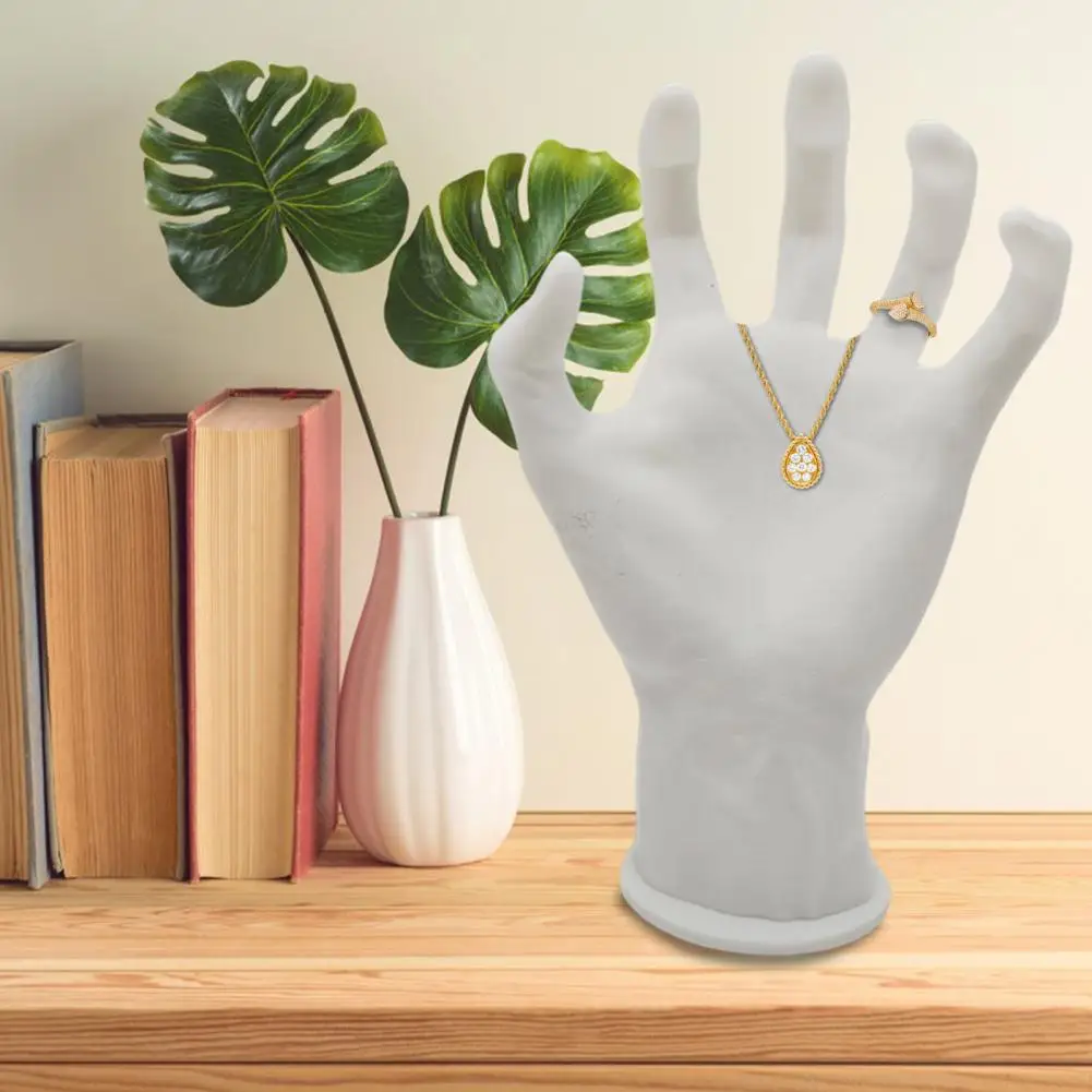

Fake Hand Jewelry Display Stand Rings Bracelets Organizer Dresser Tabletop Necklace Holder for Retailers Home Decor