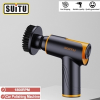 Suitu Wireless Car Polishing Machine 4000mA Multi function 100W Adjustable Speed Scratch Repair Waxing Tool Home Polishing Machi