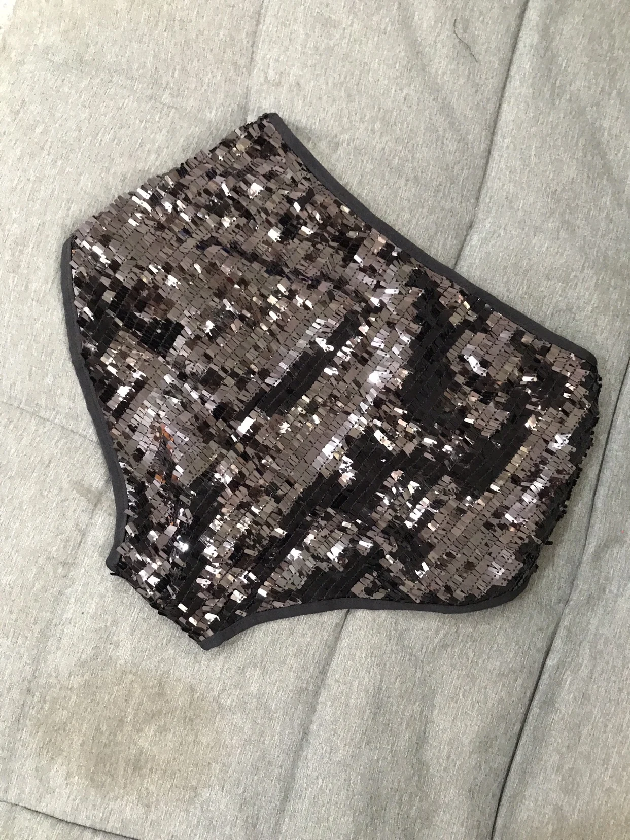 Nova sexy boate bar cantor gogo dança equipe ds chumbo dança traje efeito de palco super brilhante peça na cintura saco hip shorts