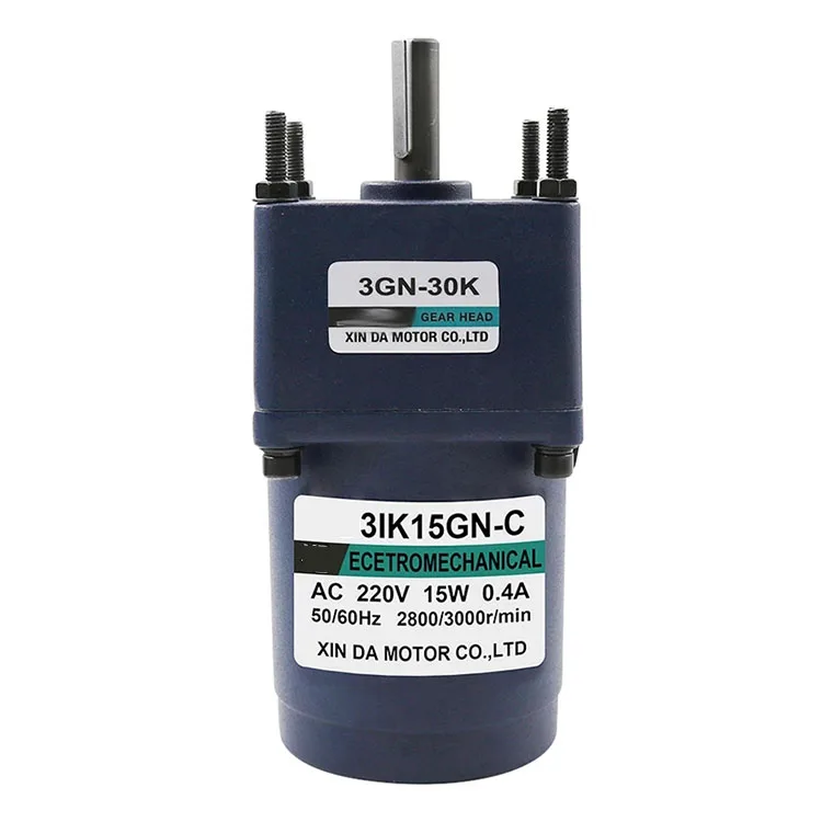 

For Customized Transmission Electric Ac Gear Motor Electric Gearbox 250w Reducer Textile Machinery