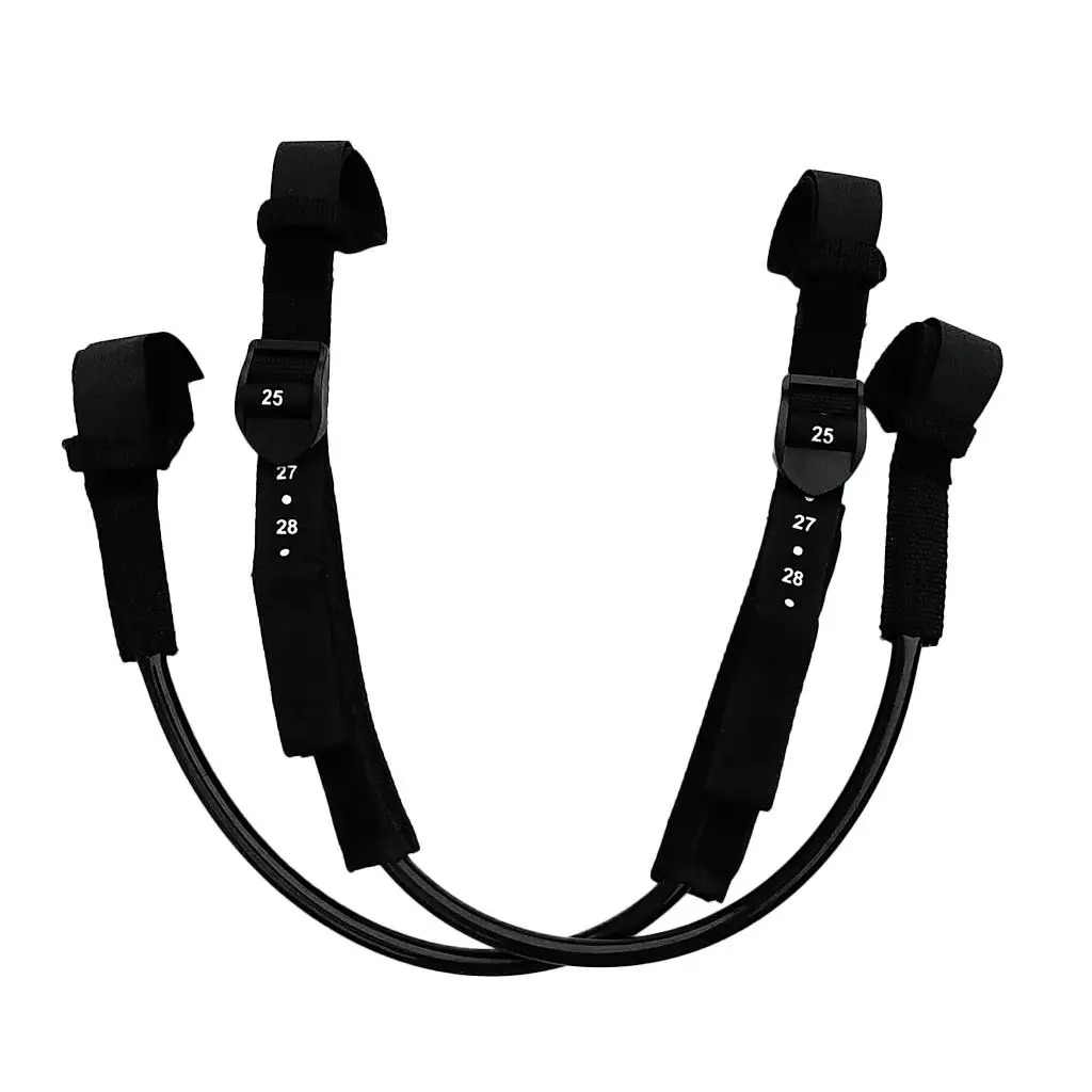 2Pcs/Set Deluxe Black TPU Tubing Windsurfing Harness Line 28-34