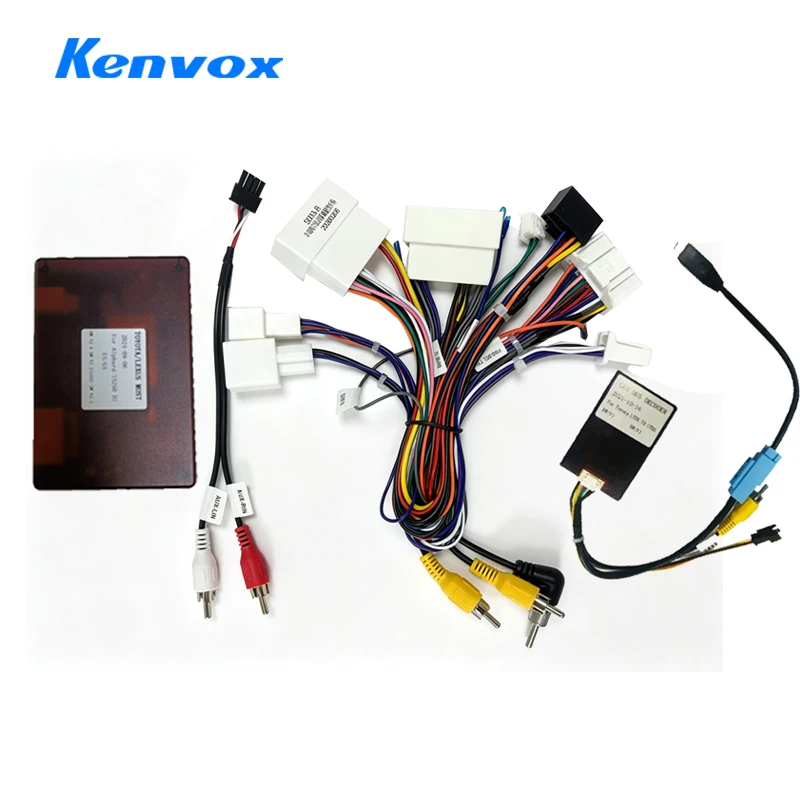 Android Radio Stereo 2din 16pin Wiring Harness Power Cable Adapter Canbus Decoder For Toyota Alphard Mark x Lexus is250 is300