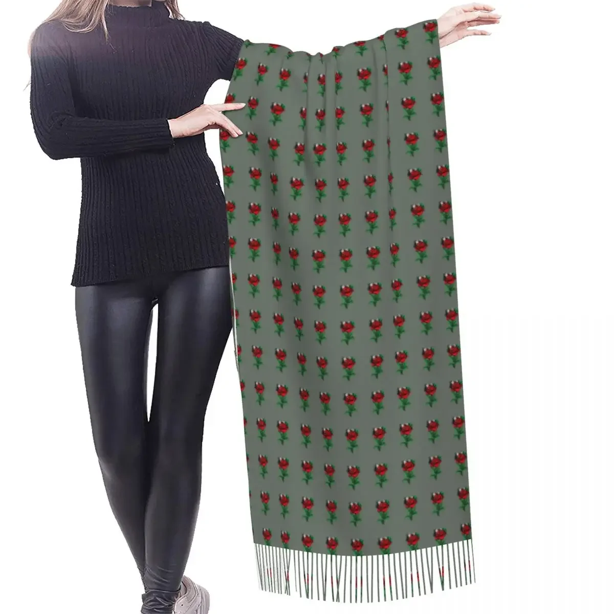 Personalized Print Palestines Flag Scarf Women Men Winter Warm Scarves Fashion Versatile Female Shawls Wraps