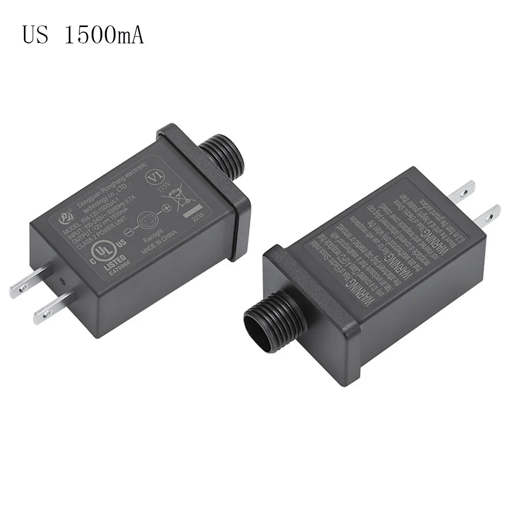 

12V 1000mA/1250mA/1500mA Power Converter IP44 Waterproof Transformer US/EU/AU/UK Plug Replace Yard Inflatable LED Adapter