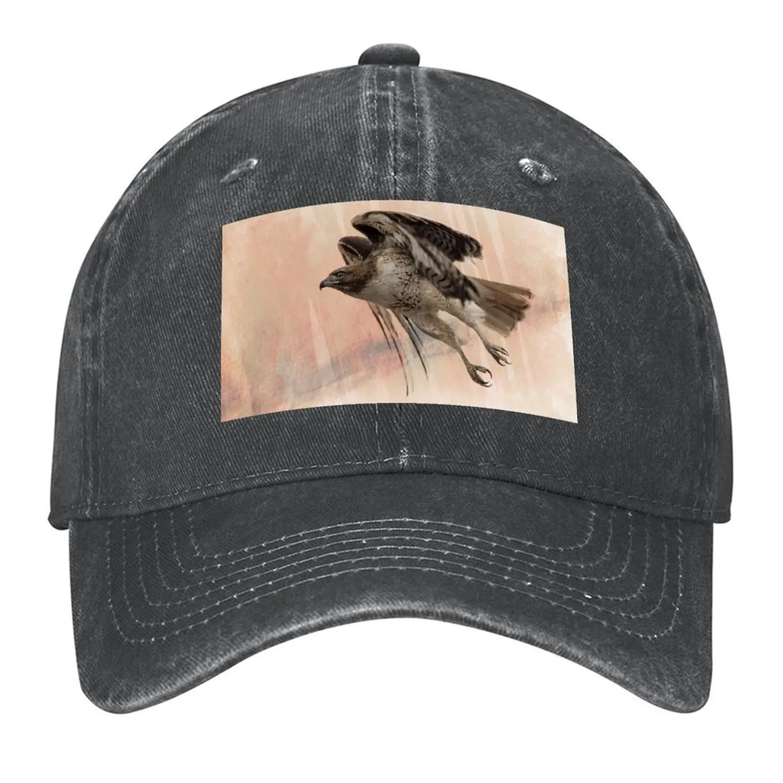 

Hawk Baseball Cap Beach Bag Custom Cap Hat Baseball Cap summer hat Woman Men's