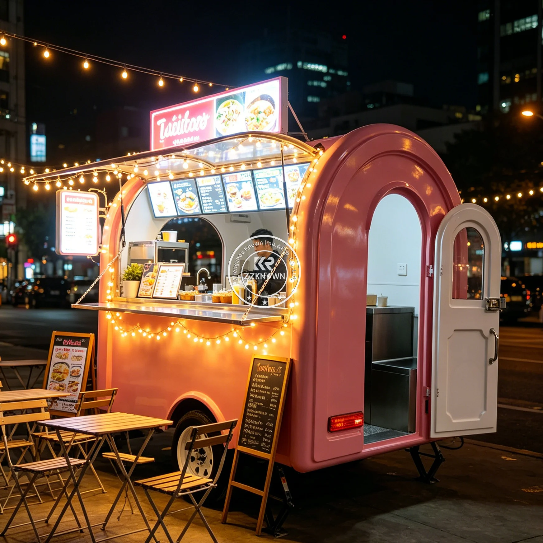 

Mobile Food Truck Hot Dog Ice Cream Cart Custom Cooking Truck Concession Food Trailer with Full Kitchen Equipment