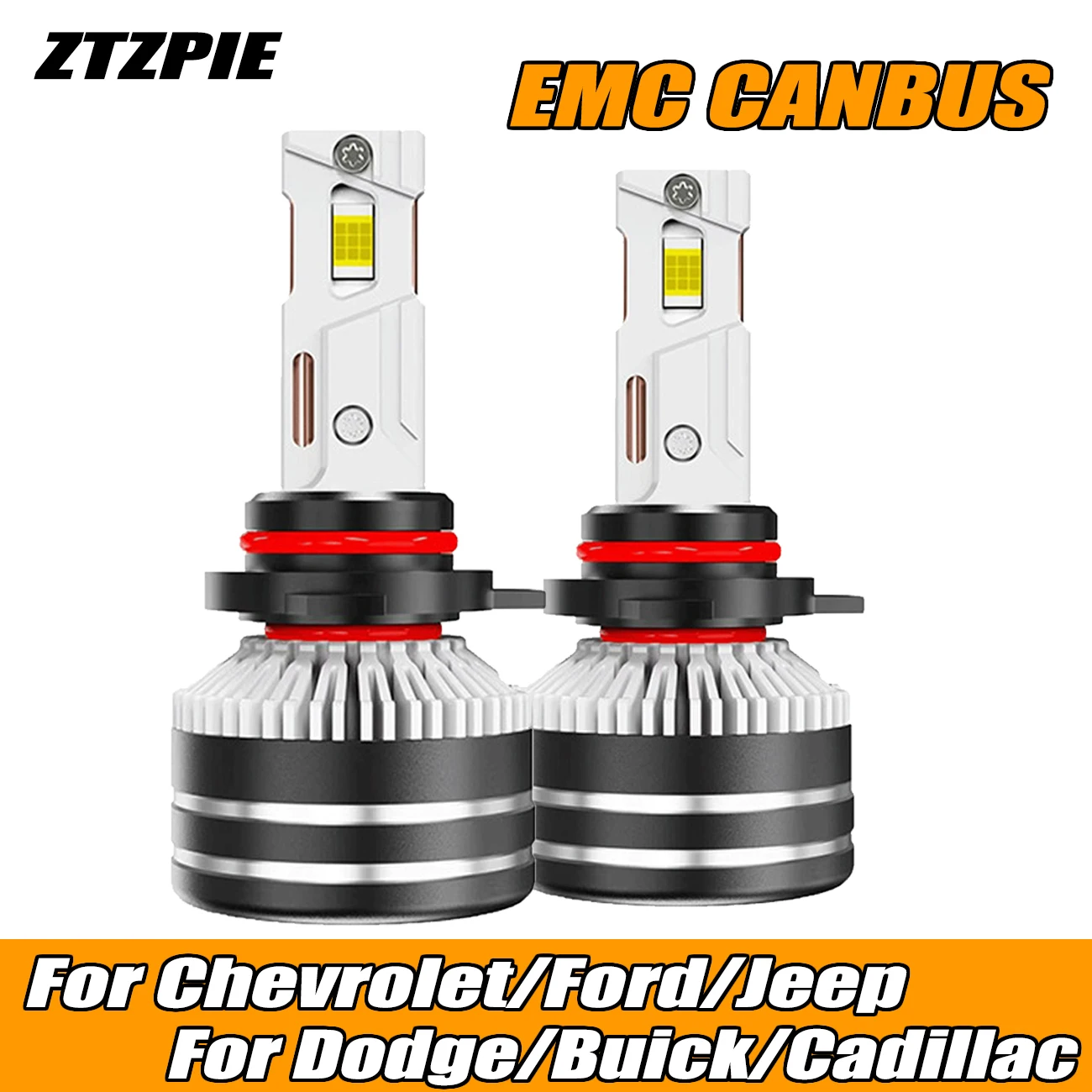 

Для Dodge/Buick/Cadillac/Chevrolet/Ford/Jeep H11 автомобильные светодиодные фары EMC Canbus лампы H1 H7 9012 HIR2 H4 9005Hb3 9006 Hb4 12 В 24 В