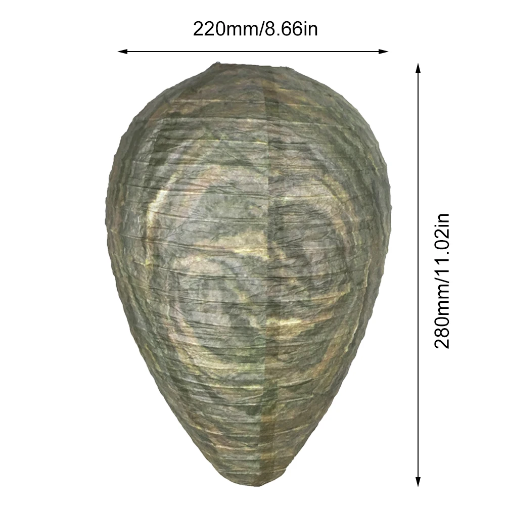 

4pcs Wasp Nest Decoy Garden Hanging Wasp Deterrent Repellent Bee Hornets Safe Fake Trap for Home Garden Outdoors Patio 28x22cm