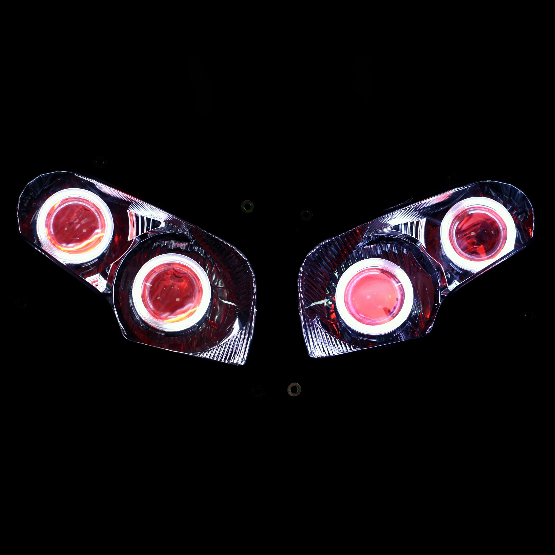 

Motorcycle White Angel Eye Demon Eye HID Headlight Assembly Fit For Goldwing GL1800 2001- 2015 Goldwing F6B 2013 - 2015 GL 1800